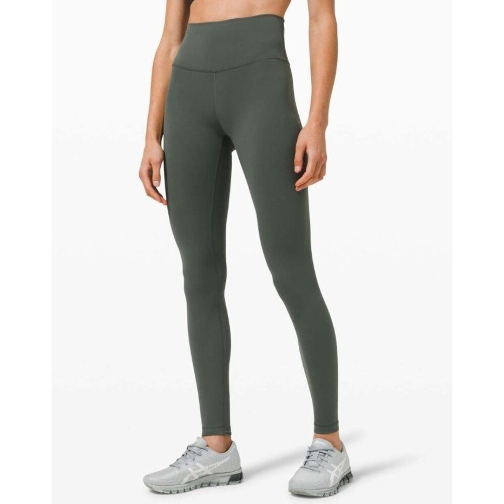 Lululemon Wunder Train High-Rise Tight Smoked Spruce Green Size 4 Tall